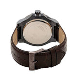 Guess Force Quartz Brown Dial Brown Leather Strap Watch For Men - W0674G5 Authentic Buy Shop Now