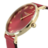 Coach Perry Red Dial Red Leather Strap Watch for Women - 14503722 Authentic Buy Shop Now