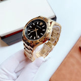 Versace Hellenyium Quartz Black Dial Gold Steel Strap Watch For Men - VE3A00820 Authentic Buy Shop Now