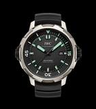 IWC Aquatimer Automatic 2000 Black Dial Black Rubber Strap Watch for Men - IW358002 Authentic Buy Shop Now