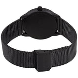 Calvin Klein Minimal Black Dial Black Mesh Bracelet Watch for Women - K3M5245X Authentic Buy Shop Now