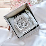Guess Phoenix Multifunction Crystals Silver Dial Silver Steel Strap Watch For Men - GW0094G1 Authentic Buy Shop Now
