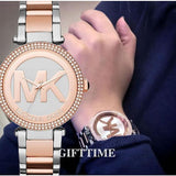 Michael Kors Parker Gold Dial Two Tone Steel Strap Watch for Women - MK6314 Authentic Buy Shop Now