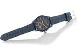 Armani Exchange Outerbanks Chronograph Blue Dial Blue Silicone Strap Watch For Men - AX1335 Authentic Buy Shop Now