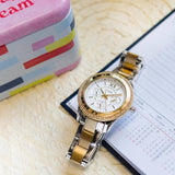 Fossil Stella Sport Multifunction Silver Dial Two Tone Steel Strap Watch for Women - ES5107 Authentic Buy Shop Now