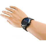 Fossil Neutra Chronograph Blue Dial Silver Mesh Bracelet Watch for Men - FS5383 Authentic Buy Shop Now