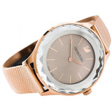 Swarovski Octea Nova Grey Dial Gold Mesh Bracelet Watch for Women - 5451634 Authentic Buy Shop Now