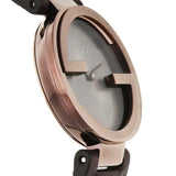 Gucci Interlocking Brown Dial Brown Leather Strap Watch For Women - YA133309 Authentic Buy Shop Now