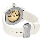 Gucci Dive Automatic Transparent Dial White Rubber Strap Watch For Men - YA136343 Authentic Buy Shop Now