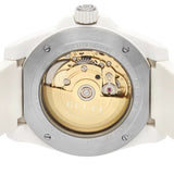 Gucci Dive Automatic Transparent Dial White Rubber Strap Watch For Men - YA136343 Authentic Buy Shop Now