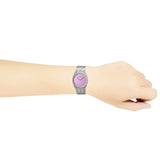 Gucci 25H Quartz Pink Dial Silver Steel Strap Watch for Women - YA163410 Authentic Buy Shop Now