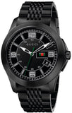 Gucci G Timeless Black Dial Black Steel Strap Watch For Men - YA126202 Authentic Buy Shop Now