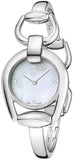 Gucci Horsebit Collection Diamonds Mother of Pearl Dial Silver Steel Strap Watch For Women - YA139506 Authentic Buy Shop Now