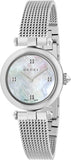 Gucci Diamantissima Quartz Diamonds Mother of Pearl Dial Silver Mesh Bracelet Watch for Women - YA141504 Authentic Buy Shop Now
