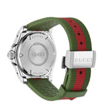 Gucci Dive Automatic Black Dial Two Tone Rubber Strap Watch for Men - YA136349 Authentic Buy Shop Now