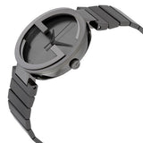 Gucci G Interlocking Quartz Grey Dial Grey Steel Strap Watch For Men - YA133210 Authentic Buy Shop Now