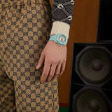Gucci Dive Automatic Green Dial Green Rubber Strap Unisex Watch - YA136344 Authentic Buy Shop Now