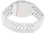 Gucci 25H Quartz Silver Dial Silver Steel Strap Unisex Watch - YA163407 Authentic Buy Shop Now