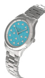 Gucci G Timeless Quartz Turquoise Dial Silver Steel Strap Unisex Watch - YA1265044 Authentic Buy Shop Now
