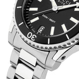 Gucci Dive Black Dial Silver Steel Strap Watch For Women - YA136403 Authentic Buy Shop Now