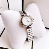 Gucci Diamantissima Quartz White Dial Silver Steel Strap Watch For Women - YA141402 Authentic Buy Shop Now