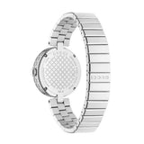 Gucci Diamantissima Quartz White Dial Silver Steel Strap Watch For Women - YA141402 Authentic Buy Shop Now