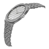 Gucci 25H Quartz Silver Dial Silver Steel Strap Watch For Women - YA163402 Authentic Buy Shop Now
