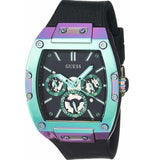 Guess Phoenix Multifunction Black Dial Black Rubber Strap Watch for Men - GW0202G5 Authentic Buy Shop Now