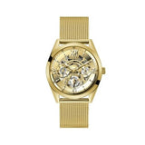 Guess Tailor Multifunction Gold Dial Gold Mesh Bracelet Watch for Men - GW0368G2 Authentic Buy Shop Now