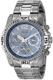 Guess Commander Chronograph Blue Dial Silver Steel Strap Watch for Men - GW0056G2 Authentic Buy Shop Now