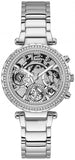 Guess Solstice Diamonds Silver Dial Silver Steel Strap Watch for Women - GW0403L1 Authentic Buy Shop Now