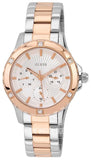 Guess Mist Quartz Silver Dial Two Tone Steel Strap Watch For Women - W0443L4 Authentic Buy Shop Now