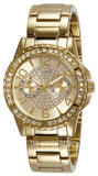 Guess Sassy Analog Quartz Gold Dial Gold Steel Strap Watch For Women - W0705L2 Authentic Buy Shop Now