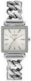 Guess Vanity Diamonds White Dial Silver Steel Strap Watch for Women - W1030L1 Authentic Buy Shop Now