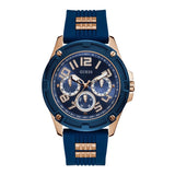 Guess Delta Blue Dial Blue Silicone Strap Watch for Men - GW0051G3 Authentic Buy Shop Now