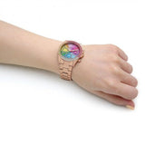 Guess Confetti Multifunction Multicolor Dial Rose Gold Steel Strap Watch For Women - GW0483L3 Authentic Buy Shop Now