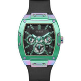 Guess Phoenix Multifunction Black Dial Black Rubber Strap Watch for Men - GW0202G5 Authentic Buy Shop Now