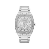 Guess Phoenix Multifunction Crystals Silver Dial Silver Steel Strap Watch For Men - GW0094G1 Authentic Buy Shop Now