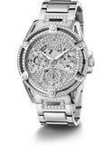 Guess Queen Quartz Silver Dial Silver Steel Strap Watch For Women - GW0464L1 Authentic Buy Shop Now