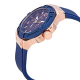 Guess Jet Setter Analog Quartz Blue Dial Blue Rubber Strap Watch For Women - W0571L1 Authentic Buy Shop Now