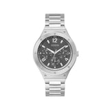 Guess Scope Black Dial Silver Steel Strap Watch for Men - GW0454G1 Authentic Buy Shop Now