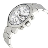 Guess Sunrise Multifunction Quartz White Dial Silver Steel Strap Watch For Women - W0330L3 Authentic Buy Shop Now
