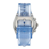 Guess Athena Active Life Clear White Dial Blue Rubber Strap Watch for Women - GW0409L1 Authentic Buy Shop Now