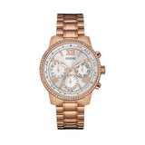 Guess Mini Surprise Analog Silver Dial Rose Gold Steel Strap Watch For Women - W0623L2 Authentic Buy Shop Now