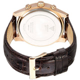 Guess Exec Chronograph Brown Dial Brown Leather Strap Watch For Men - W0076G4 Authentic Buy Shop Now