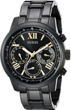 Guess Classic Multi-Function Black Dial Black Steel Strap Watch For Women - W0330L15 Authentic Buy Shop Now