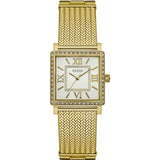 Guess White Dial Gold Mesh Bracelet Watch For Women - W0826L2 Authentic Buy Shop Now