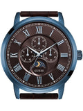 Guess Delancy Analog Brown Dial Brown Leather Strap Watch For Men - W0870G3 Authentic Buy Shop Now