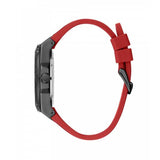 Guess Legacy Black Dial Red Silicone Strap Watch for Men - W1049G6 Authentic Buy Shop Now