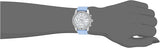 Guess Confetti Crystal Silver Dial Blue Rubber Strap Watch For Women - W1098L3 Authentic Buy Shop Now